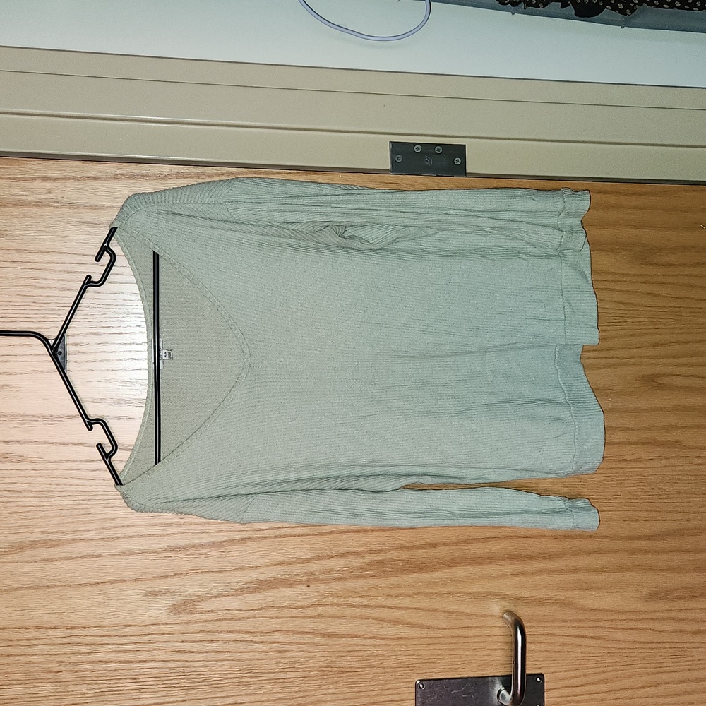 sage green pajama top